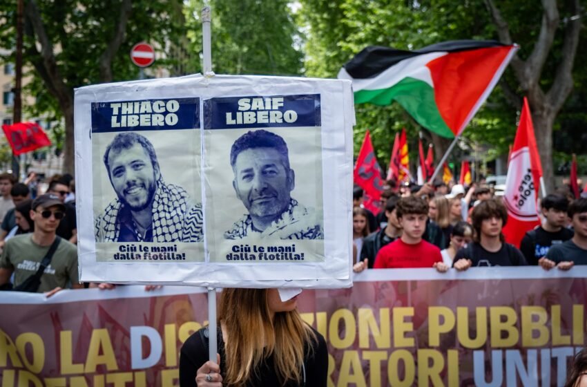  El activista español de la flotilla Saif Abukeshek llega a Barcelona tras su liberación por Israel