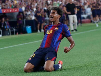  Doblete de Lamine Yamal en victoria del Barça 5-0