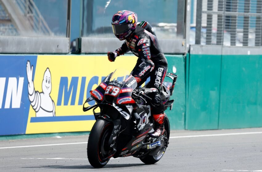  Triunfo de Jorge Martín en una sprint que acabó con un fuerte accidente de Marc Márquez en el GP de Francia