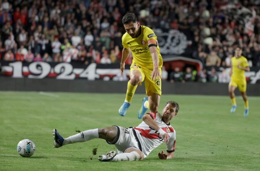  Un cabezazo de Stuani da al Girona un punto de oro ante el Rayo