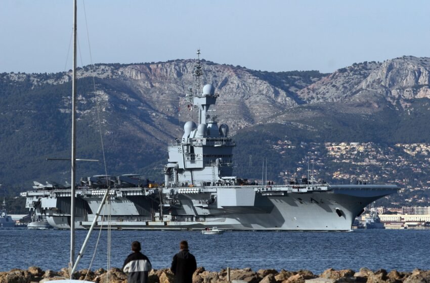  Interceptado un dron cerca del portaviones francés ‘Charles de Gaulle’ en Suecia