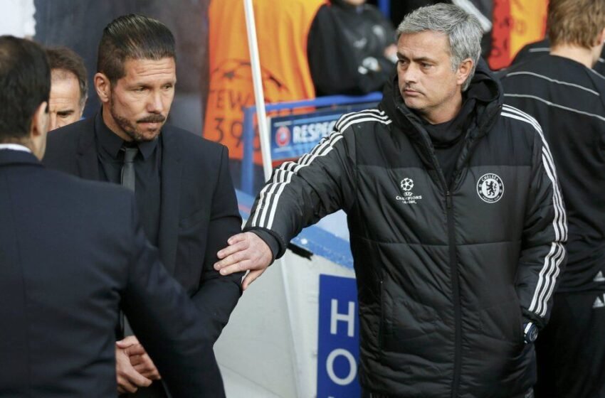  Diego Simeone y José Mourinho, del balón largo al portero-jugador