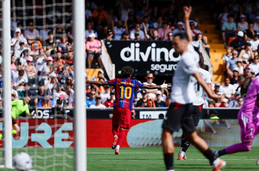  Valencia – Barcelona en directo | El Barça golea al Valencia y ya es líder en solitario en la Liga