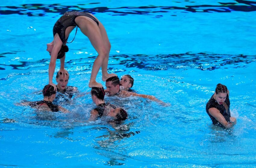 España se cuelga la plata en la final de la rutina acrobática del Europeo