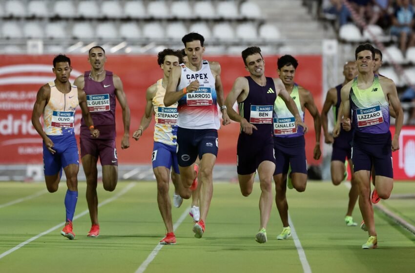  David Barroso, el nuevo fenómeno del 800m que ya apunta al podio del Europeo, manda en Madrid