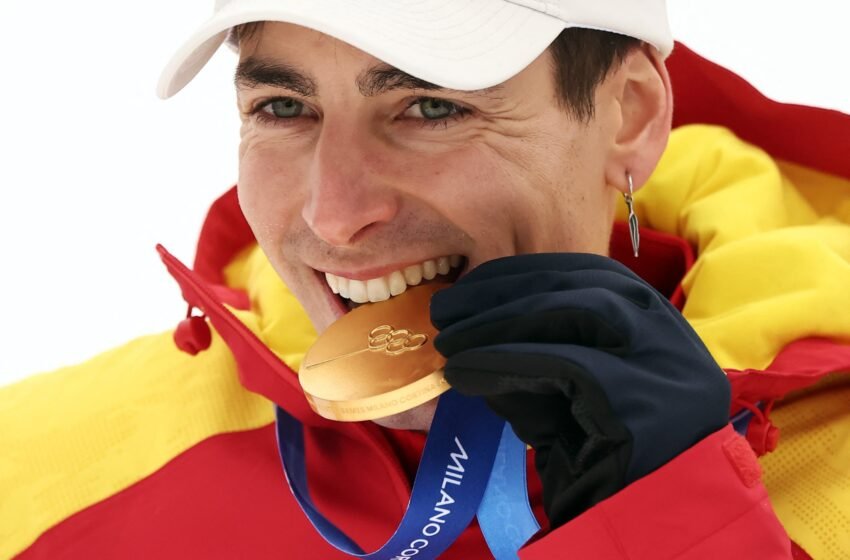  Oriol Cardona, primer oro para España en unos Juegos Olímpicos de invierno desde 1972 al ganar el sprint de skimo