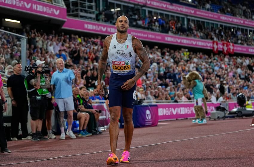  El gran favorito, Marcell Jacobs, se lesiona a los 40 metros y deja al británico Romell Glave la victoria en los 100m de los Europeos de atletismo