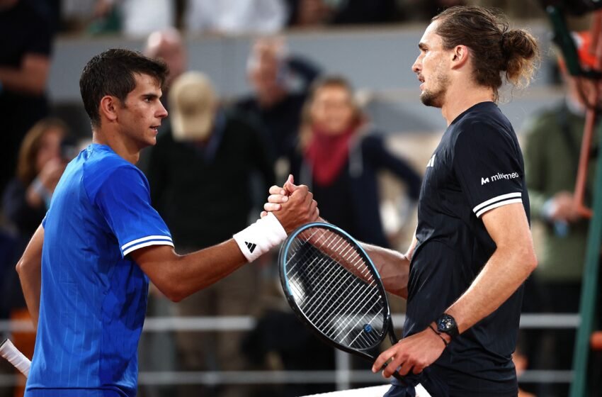  Jódar sucumbre a la majestuosidad de Zverev en Roland Garros