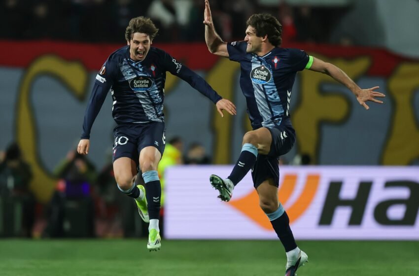  El Celta cumple en el pequeño Maracaná de Belgrado gracias a un golazo del esperado Fer López