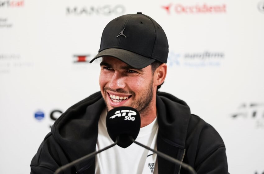  Alcaraz, “cansado” pero con ganas en el Godó: “No voy a echar de menos a Sinner…”