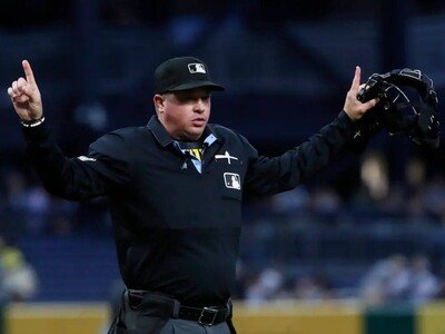  Erick Aybar, Geraldo Perdomo y el árbitro robot que viene