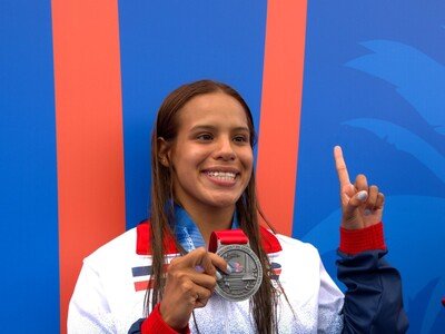  JCC2026: Victoria Garza gana plata en clavado