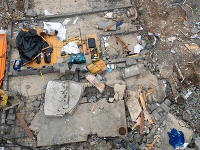  Rescate en Brasil por colapso de edificio en construcción
