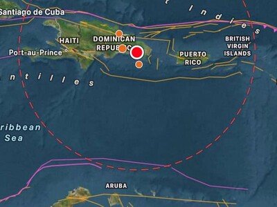  Sismológico de la UASD dice temblor tierra fue de 5.6